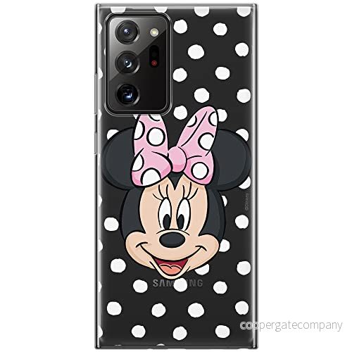 ERT GROUP mobiltelefonfodral för Samsung GALAXY NOTE 20 ULTRA originalt och officiellt licensierat Disney mönster Minnie 057 optimalt anpassad till formen på mobiltelefonen, gedeeltelijk transparant 5903040355442