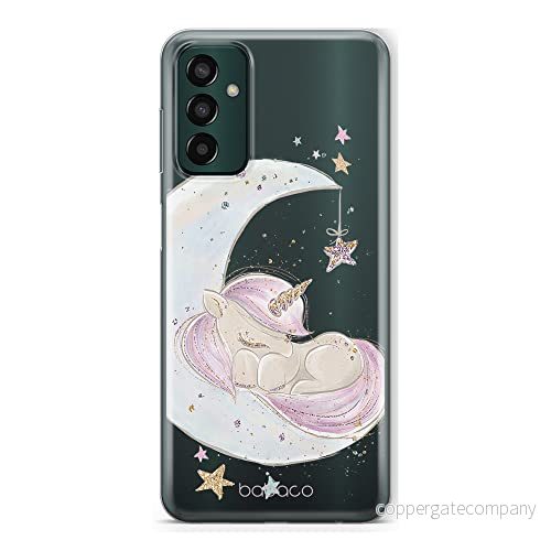 ERT GROUP mobiltelefonfodral för Samsung M13 4G originalt och officiellt licensierat Babaco mönster Unicorn 003 optimalt anpassad till formen på mobiltelefonen, gedeeltelijk transparant 5905511327491
