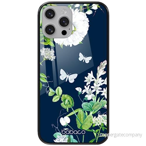ERT GROUP mobiltelefonfodral för Apple Iphone 13 originalt och officiellt licensierat Babaco mönster Flowers 032 tillverkad av härdat glas, skyddsfodral 5905131286918