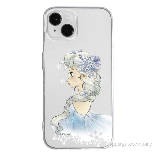 ERT GROUP mobiltelefonfodral för Apple Iphone 14 PLUS originalt och officiellt licensierat Disney mönster Elsa 010 optimalt anpassad till formen på mobiltelefonen, gedeeltelijk transparant 5905131894748