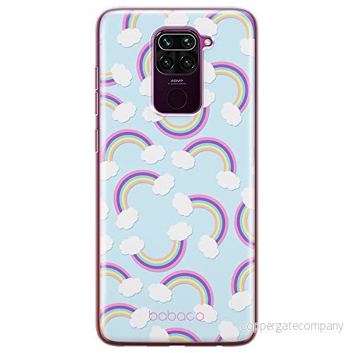 ERT GROUP mobiltelefonfodral för Xiaomi REDMI NOTE 9 originalt och officiellt licensierat Babaco mönster Rainbow 002 optimalt anpassad till formen på mobiltelefonen, fodral tillverkad av TPU plast 5904805419270