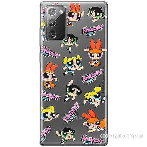 ERT GROUP mobiltelefonfodral för Samsung GALAXY NOTE 20 originalt och officiellt licensierat The Powerpuff Girls mönster 028, gedeeltelijk transparant 5905511972479