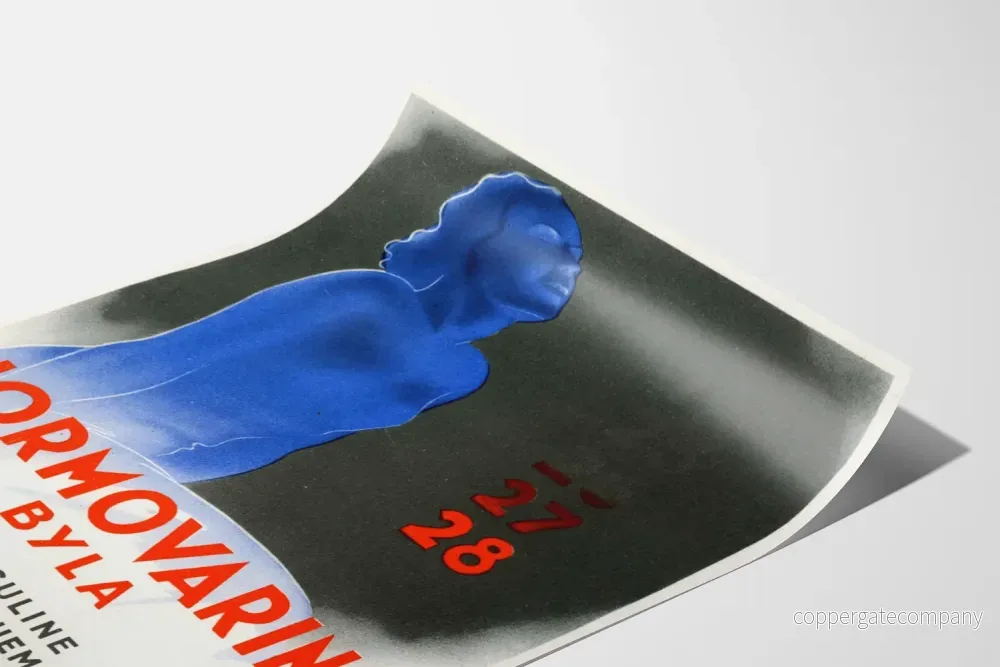 Vintageposter Hormovarine Byla – Retro medicinsk väggdekoration - Bild 3