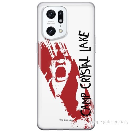 ERT GROUP mobiltelefonfodral för Oppo FIND X5 PRO originalt och officiellt licensierat Horror mönster Friday the 13th 010 anpassad till formen på mobiltelefonen, fodral tillverkad av TPU plast 5905511415624