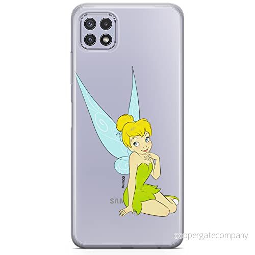 ERT GROUP mobiltelefonfodral för Samsung A22 5G originalt och officiellt licensierat Disney mönster Tinker Bell 005 optimalt anpassad till formen på mobiltelefonen, gedeeltelijk transparant 5905131133489