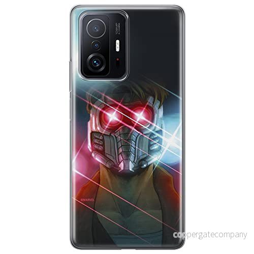 ERT GROUP mobiltelefonfodral för Xiaomi 11T 5G / PRO originalt och officiellt licensierat Marvel mönster Star Lord 003 anpassad till formen på mobiltelefonen, fodral tillverkad av TPU plast 5904805562778