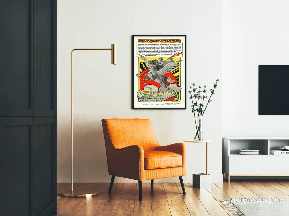 Vintage reklamposter från The Ault & Wiborg Company - Bild 2