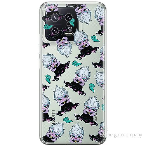ERT GROUP mobiltelefonfodral för Xiaomi 13 originalt och officiellt licensierat Disney mönster Ursula 005 optimalt anpassad till formen på mobiltelefonen, gedeeltelijk transparant 5905511905378
