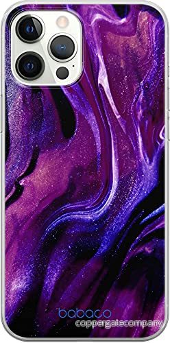 ERT GROUP mobiltelefonfodral för Apple Iphone 12 PRO MAX originalt och officiellt licensierat Babaco mönster Abstract 020 Vit anpassad till formen på mobiltelefonen, fodral tillverkad av TPU plast 5903537990200