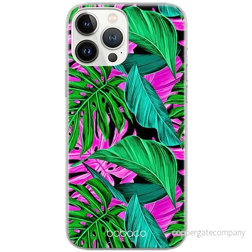 ERT GROUP mobiltelefonfodral för Apple Iphone 13 PRO originalt och officiellt licensierat Babaco mönster Plants 004 optimalt anpassad till formen på mobiltelefonen, fodral tillverkad av TPU plast 5903932855661