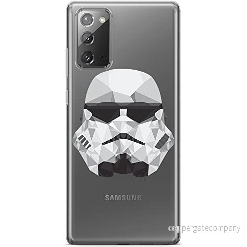 ERT GROUP mobiltelefonfodral för Samsung GALAXY NOTE 20 originalt och officiellt licensierat Star Wars mönster Stormtrooper 008 anpassad till formen på mobiltelefonen, gedeeltelijk transparant 5903040456804