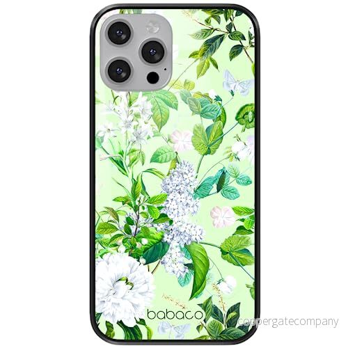 ERT GROUP mobiltelefonfodral för Apple Iphone 13 MINI originalt och officiellt licensierat Babaco mönster Flowers 038 tillverkad av härdat glas, skyddsfodral 5905131300607