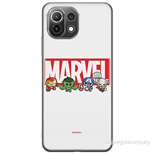 ERT GROUP mobiltelefonfodral för Xiaomi 11 LITE 4G/5G originalt och officiellt licensierat Marvel mönster 009, fodral tillverkad av TPU plast 5904805178221