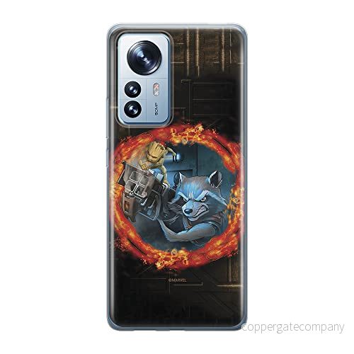 ERT GROUP mobiltelefonfodral för Xiaomi 12 PRO originalt och officiellt licensierat Marvel mönster Guardians of the Galaxy 008 anpassad till formen på mobiltelefonen, fodral tillverkad av TPU plast 5905511517762