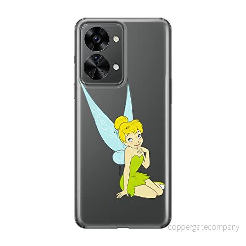 ERT GROUP mobiltelefonfodral för Oneplus NORD 2T 5G originalt och officiellt licensierat Disney mönster Tinker Bell 005 optimalt anpassad till formen på mobiltelefonen, gedeeltelijk transparant 5905511275273