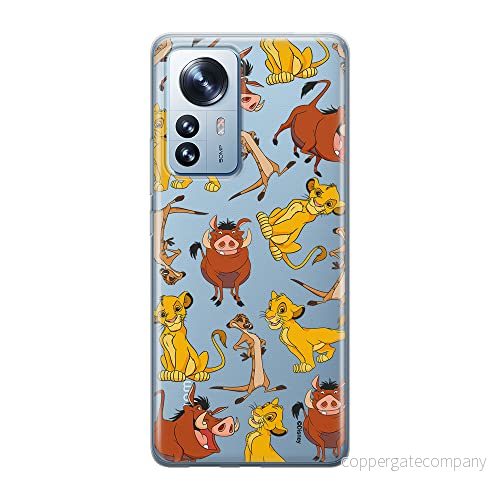 ERT GROUP mobiltelefonfodral för Xiaomi 12 / 12X originalt och officiellt licensierat Disney mönster Simba & Friends 010 optimalt anpassad till formen på mobiltelefonen, gedeeltelijk transparant 5905511490867