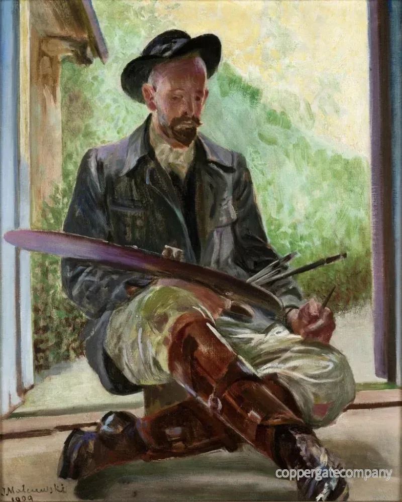 Målning Våra modeller - Jacek Malczewski | Konsttryck - Bild 2