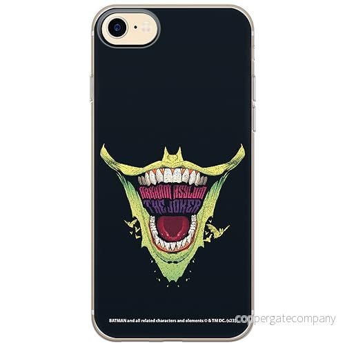 ERT GROUP mobiltelefonfodral för Iphone 7/8/ SE 2/ 3 originalt och officiellt licensierat DC mönster Joker 031 optimalt anpassad till formen på mobiltelefonen, fodral tillverkad av TPU plast 5905795055042