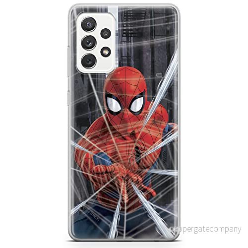 ERT GROUP mobiltelefonfodral för Samsung A73 5G originalt och officiellt licensierat Marvel mönster Spider Man 008 optimalt anpassad till formen på mobiltelefonen, fodral tillverkad av TPU plast 5904805521836