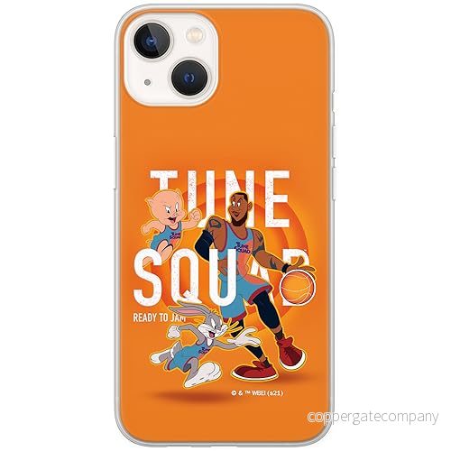 ERT GROUP mobiltelefonfodral för Iphone 13 MINI originalt och officiellt licensierat Looney Tunes mönster Space Jam 004 anpassad till formen på mobiltelefonen, fodral tillverkad av TPU plast 5905511022785