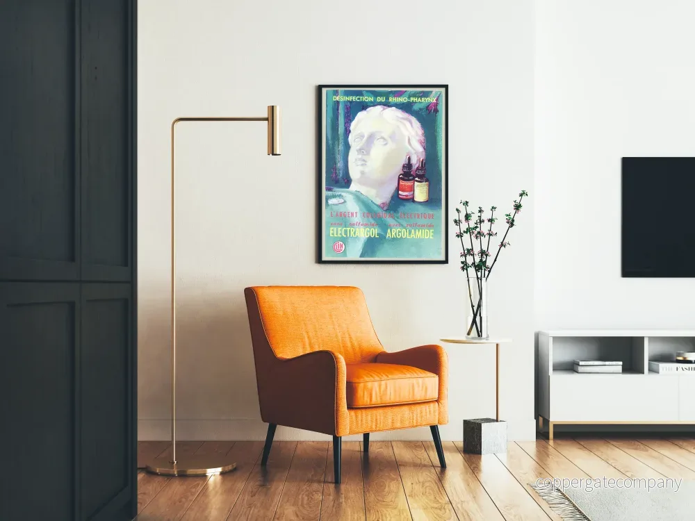Vintageposter för elektrisk kolloidalt silver Electrargol och Argolamide - Bild 2