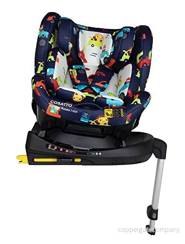 COSATTO All in 360 Rotera i Size bilstol svängbar, grupp 0+123, 0 36 kg, 12 år, ISOFIX, ERF, Anti Escape (Motor Kidz) 5021645066393