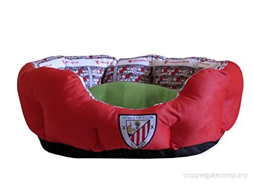 Athletic Club Bilbao Säng för husdjur, hundar, katter, kaniner, Storlek S/M, Olika storlekar tillgängliga, Stadiumform, Fristående kudde, Officiell produkt (CyP Brands) 8426842085982 Athletic Club Bilbao Säng för husdjur, hundar, katter, kaniner, Storlek S/M, Olika storlekar tillgängliga, Stadiumform, Fristående kudde, Officiell produkt (CyP Brands) 8426842085982