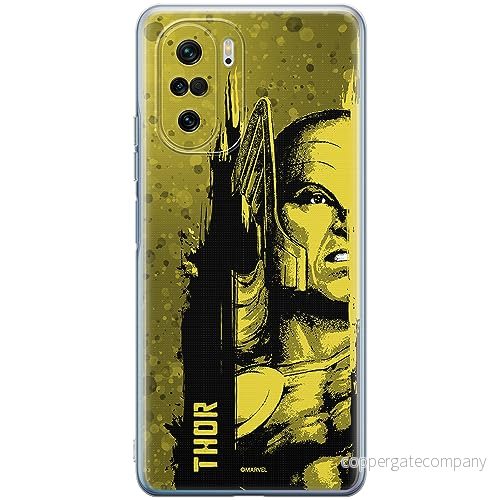 ERT GROUP mobiltelefonfodral för Xiaomi MI 11i/ REDMI K40/K40 PRO/POCO F3/ F3 PRO originalt och officiellt licensierat Marvel mönster Thor 001, fodral tillverkad av TPU plast 5905511891374