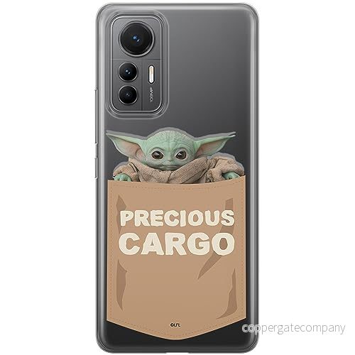 ERT GROUP mobiltelefonfodral för Xiaomi 12 LITE originalt och officiellt licensierat Star Wars mönster Baby Yoda 030 optimalt anpassad till formen på mobiltelefonen, gedeeltelijk transparant 5905511750985