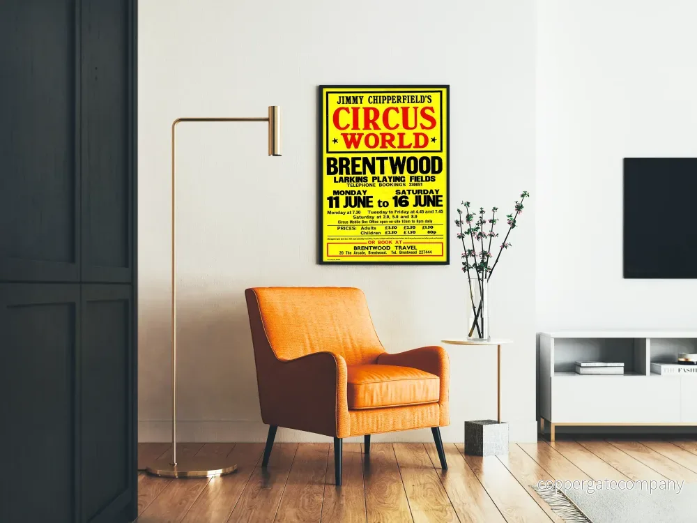 Vintageaffisch Circus World - Jimmy Chipperfield i Brentwood - Bild 2