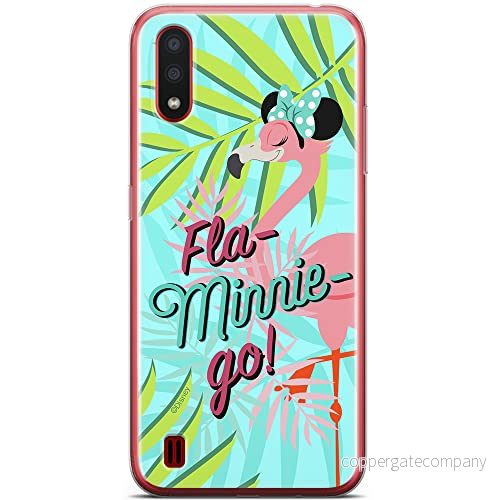 ERT GROUP mobiltelefonfodral för Samsung A01 originalt och officiellt licensierat Disney mönster Minnie 041 optimalt anpassad till formen på mobiltelefonen, fodral tillverkad av TPU plast 5904805432675