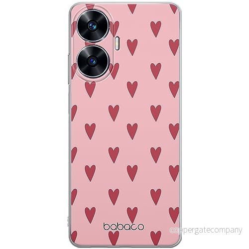 ERT GROUP mobiltelefonfodral för Realme C55 originalt och officiellt licensierat Babaco mönster Hearts 004 optimalt anpassad till formen på mobiltelefonen, fodral tillverkad av TPU plast 5905511865412