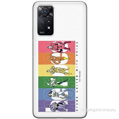 ERT GROUP mobiltelefonfodral för Xiaomi REDMI NOTE 11 PRO 5G/ 4G originalt och officiellt licensierat DC mönster Justice League 008, fodral tillverkad av TPU plast 5905511999445