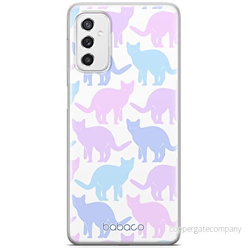 ERT GROUP mobiltelefonfodral för Samsung M52 5G originalt och officiellt licensierat Babaco mönster Cats 011 optimalt anpassad till formen på mobiltelefonen, fodral tillverkad av TPU plast 5905131054814