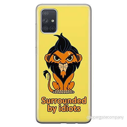 ERT GROUP mobiltelefonfodral för Samsung A71 originalt och officiellt licensierat Disney mönster Scar 001 optimalt anpassad till formen på mobiltelefonen, fodral tillverkad av TPU plast 5905131440624