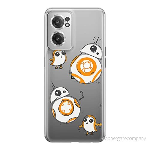 ERT GROUP mobiltelefonfodral för Oneplus NORD CE 2 originalt och officiellt licensierat Star Wars mönster BB 8 010 optimalt anpassad till formen på mobiltelefonen, gedeeltelijk transparant 5905511286569