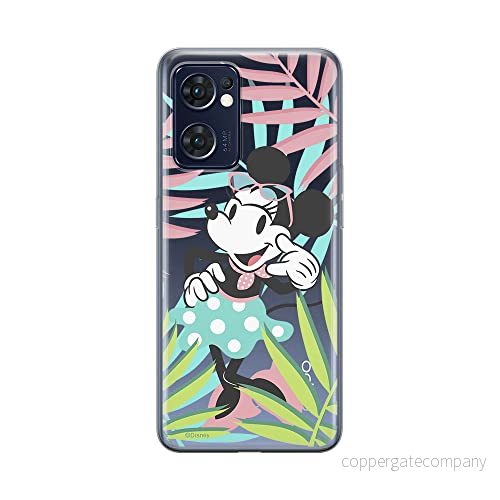 ERT GROUP mobiltelefonfodral för Oppo RENO 7 5G originalt och officiellt licensierat Disney mönster Minnie 040 optimalt anpassad till formen på mobiltelefonen, gedeeltelijk transparant 5905511302283