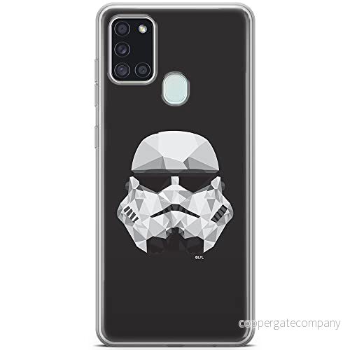 ERT GROUP mobiltelefonfodral för Samsung A21s originalt och officiellt licensierat Star Wars mönster Stormtrooper 008 optimalt anpassad till formen på mobiltelefonen, fodral tillverkad av TPU plast 5903040262160