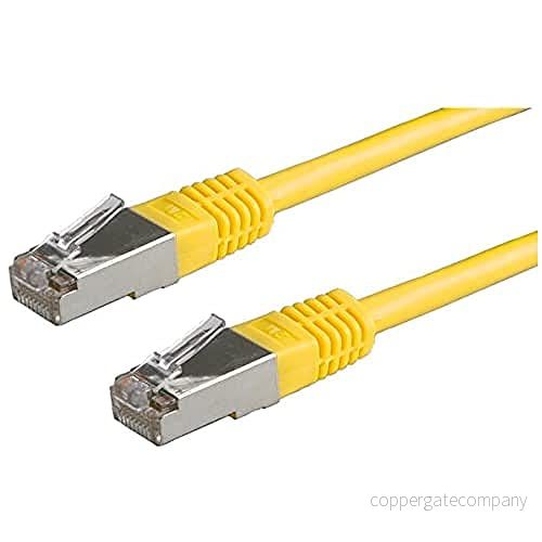 ROLINE Patchkabel Kat.5e (klass D) S/FTP, gul, 1 m 7611990167029