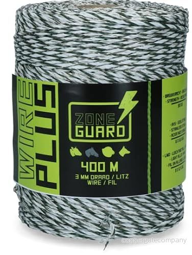 ZoneGuard Hälso Och sjukvårdsleveranser 3 mm mer fäktning Vit Grön Tråd 400 M 8716759571792 ZoneGuard Hälso Och sjukvårdsleveranser 3 mm mer fäktning Vit Grön Tråd 400 M 8716759571792