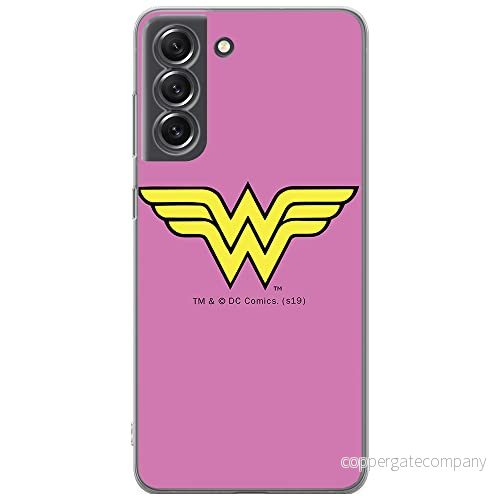 ERT GROUP mobiltelefonfodral för Samsung S21 FE originalt och officiellt licensierat DC mönster Wonder Woman 005 optimalt anpassad till formen på mobiltelefonen, fodral tillverkad av TPU plast 5903932979688