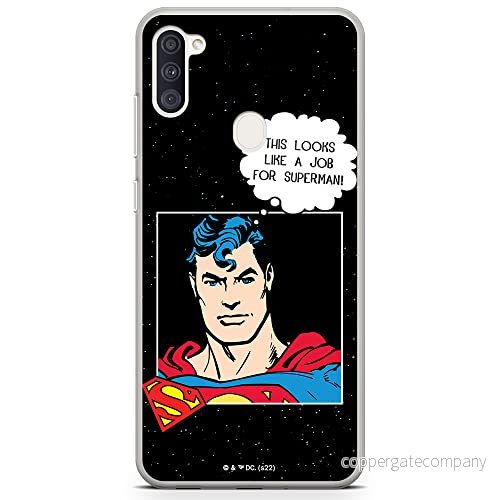 ERT GROUP mobiltelefonfodral för Samsung A11 / M11 originalt och officiellt licensierat DC mönster Superman 037 optimalt anpassad till formen på mobiltelefonen, fodral tillverkad av TPU plast 5905131571373