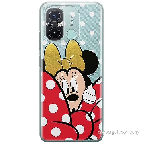ERT GROUP mobiltelefonfodral för Xiaomi REDMI 12C/ 11A originalt och officiellt licensierat Disney mönster Minnie 015 optimalt anpassad till formen på mobiltelefonen, gedeeltelijk transparant 5905511837297