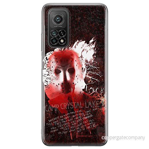 ERT GROUP mobiltelefonfodral för Xiaomi REDMI NOTE 9T originalt och officiellt licensierat Horror mönster Friday the 13th 016 anpassad till formen på mobiltelefonen, fodral tillverkad av TPU plast 5905511118501