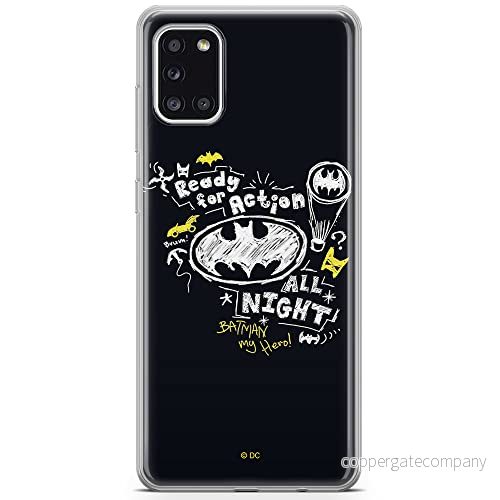 ERT GROUP mobiltelefonfodral för Samsung A31 originalt och officiellt licensierat DC mönster Batman 014 optimalt anpassad till formen på mobiltelefonen, fodral tillverkad av TPU plast 5903040215708