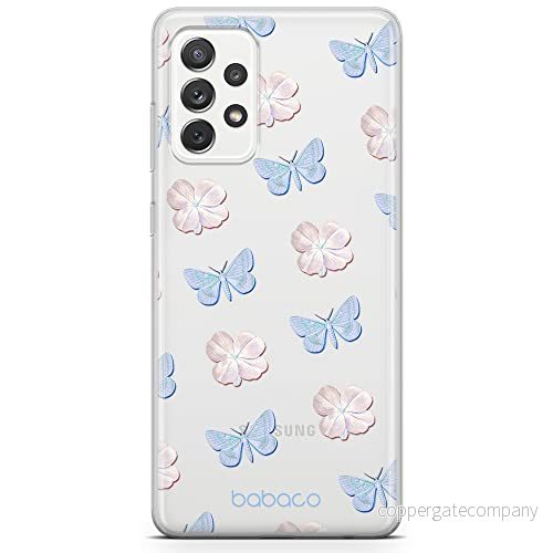 ERT GROUP mobiltelefonfodral för Samsung A73 5G originalt och officiellt licensierat Babaco mönster Flowers 043 optimalt anpassad till formen på mobiltelefonen, gedeeltelijk transparant 5905131320551