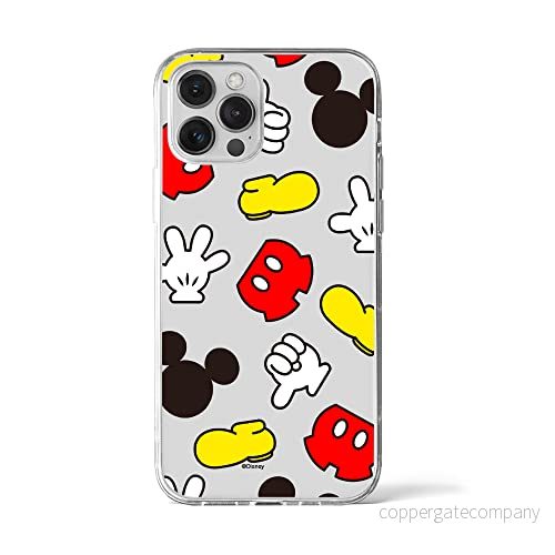ERT GROUP mobiltelefonfodral för Iphone 12 PRO MAX originalt och officiellt licensierat Disney mönster Mickey 046 optimalt anpassad till formen på mobiltelefonen, gedeeltelijk transparant 5905131806628