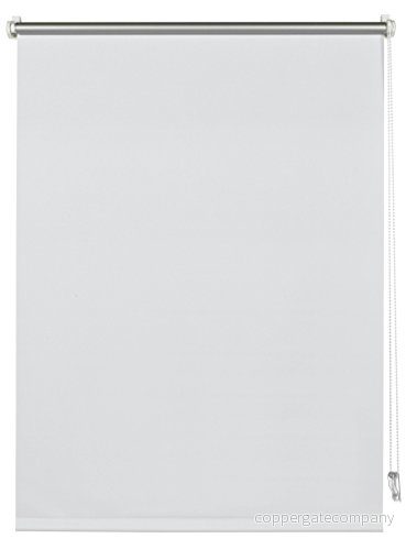Deco Company rullgardin med termisk baksida, Kläms fast, Maximalt ljusreflekterande, Energibesparande, Ogenomskinlig, Monteringssats ingår, Vit, 90 x 210 cm (BxH) 4003018328278
