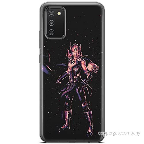 ERT GROUP mobiltelefonfodral för Samsung A02S originalt och officiellt licensierat Marvel mönster Thor 008 Vit optimalt anpassad till formen på mobiltelefonen, fodral tillverkad av TPU plast 5904805171215