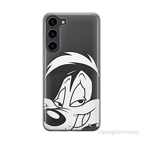 ERT GROUP mobiltelefonfodral för Samsung S23 originalt och officiellt licensierat Looney Tunes mönster Pepe Le Pew 001 optimalt anpassad till formen på mobiltelefonen, gedeeltelijk transparant 5905511423261